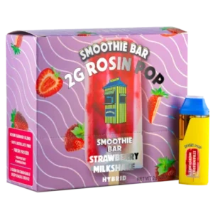 smoothie bar rosin pop Strawberry Milk shake