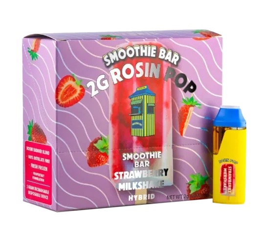 smoothie bar rosin pop Strawberry Milk shake
